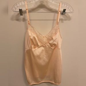 Vintage camisole with lace trim